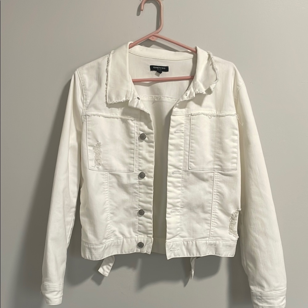 White Denim Jacket